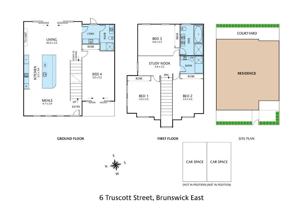 Floor plan, 6 Truscott Street