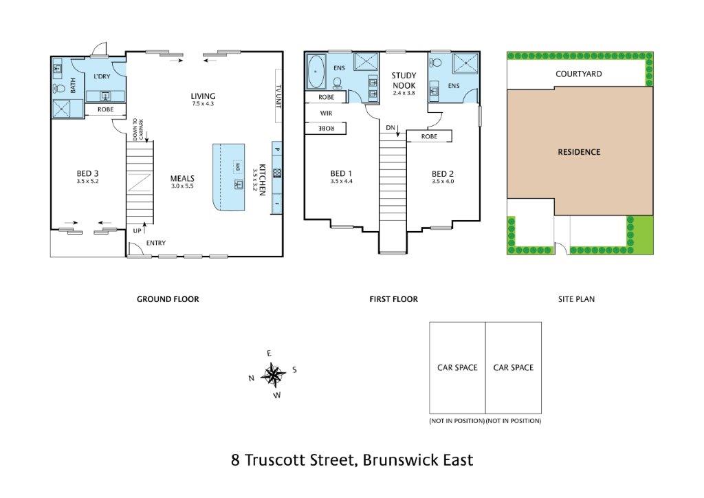 Floor plan, 8 Truscott Street